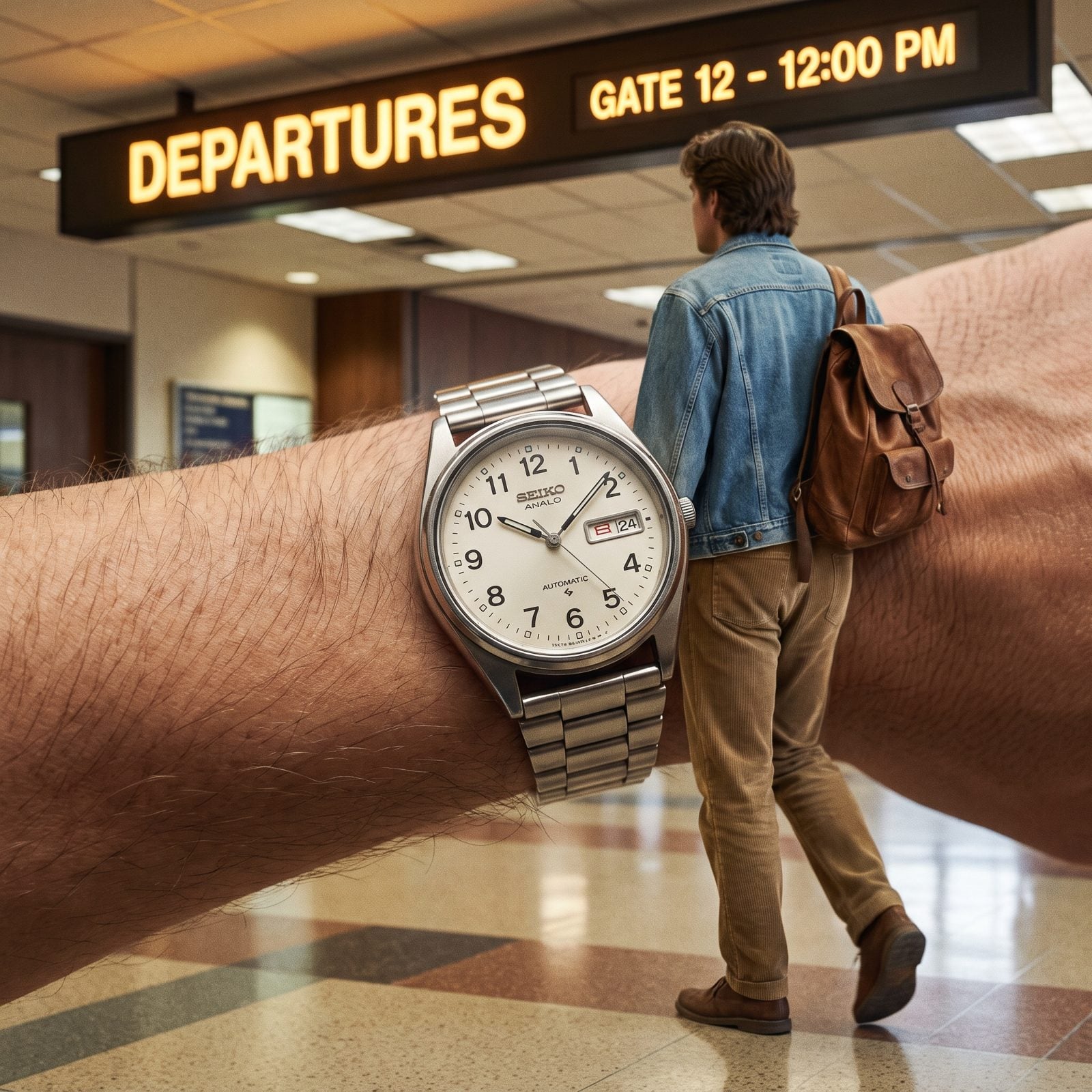 Showing Up Twenty Minutes Before Departure