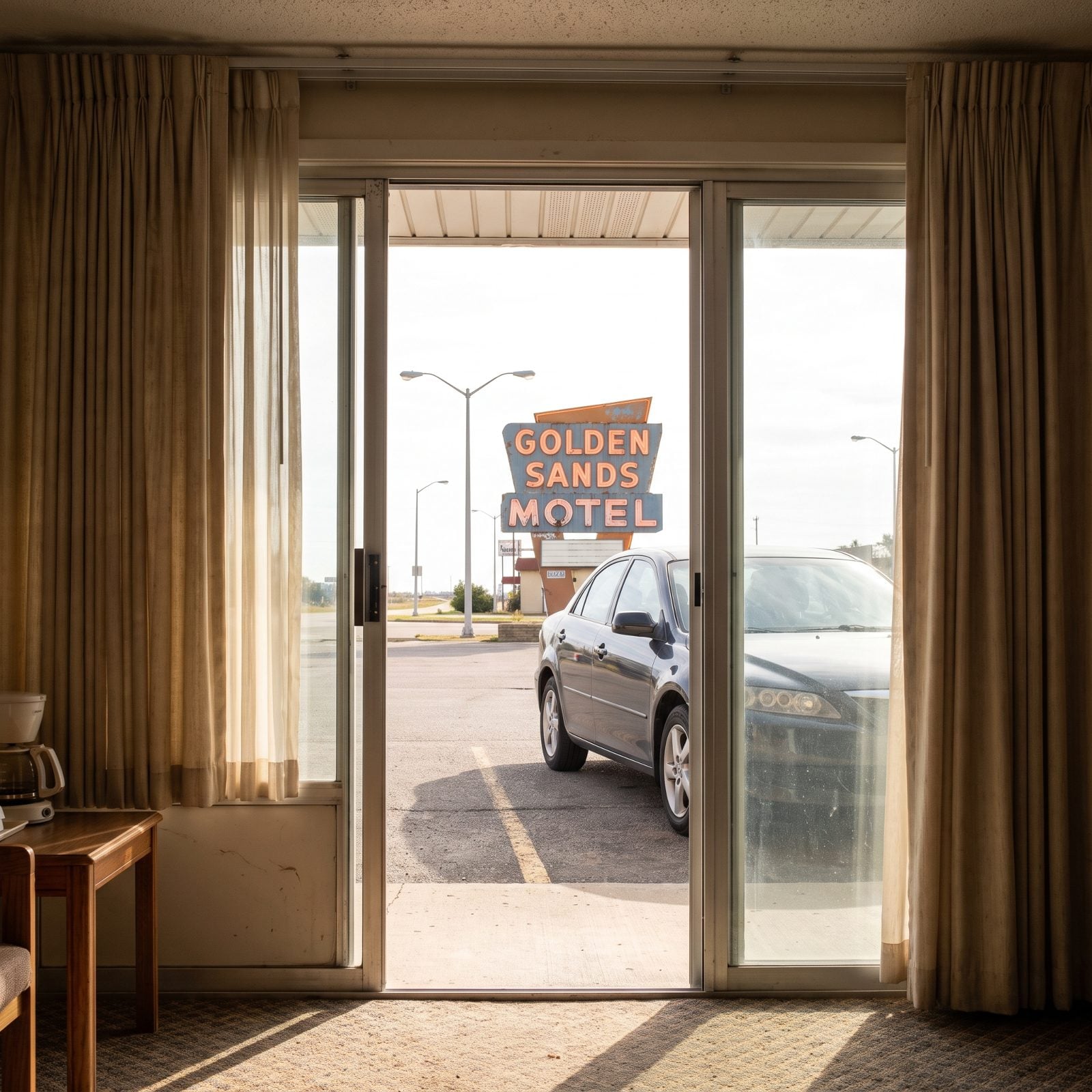 The Sliding Glass Door That Opened Straight Onto the Parking Lot