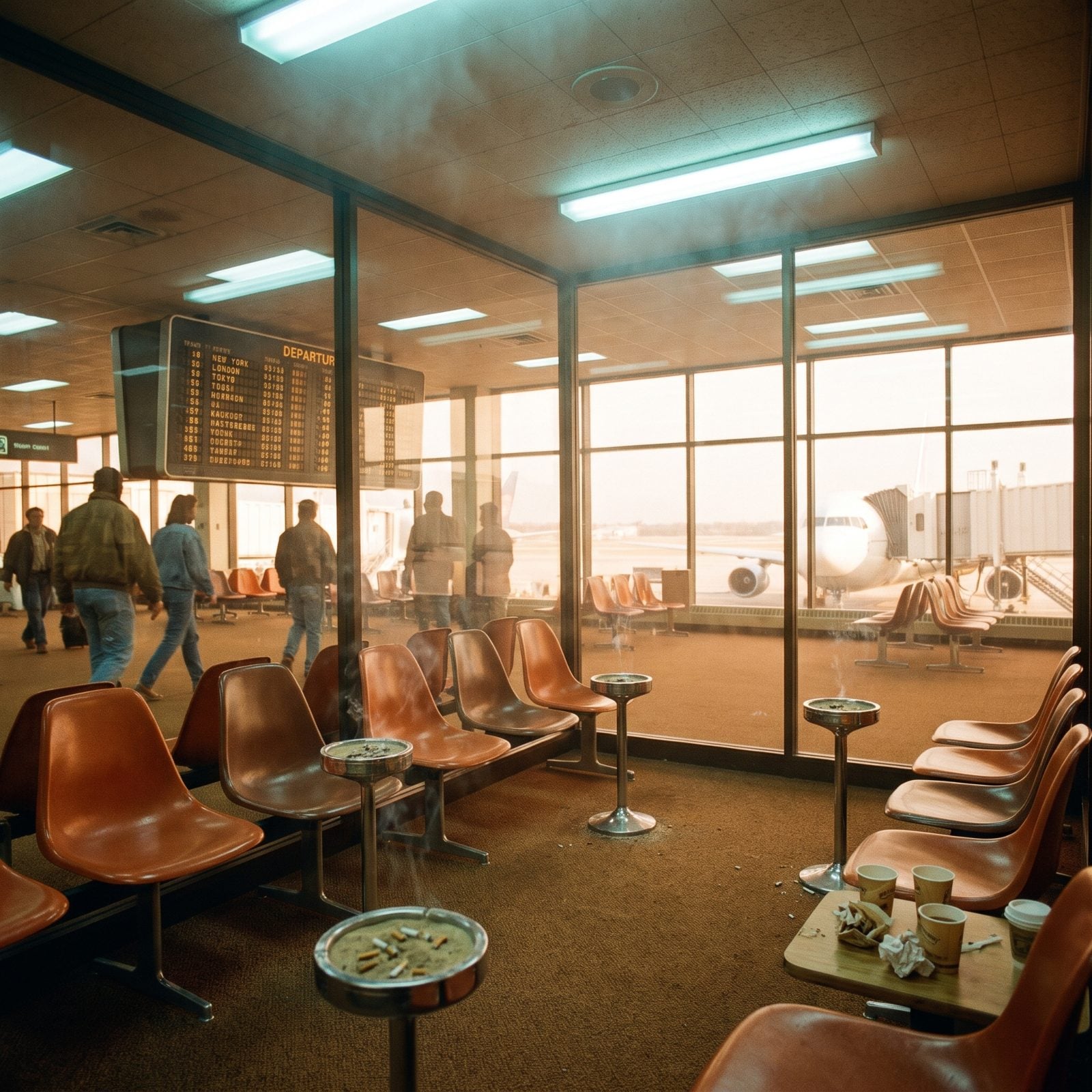 Smoking Lounges You Could Smell From the Jet Bridge