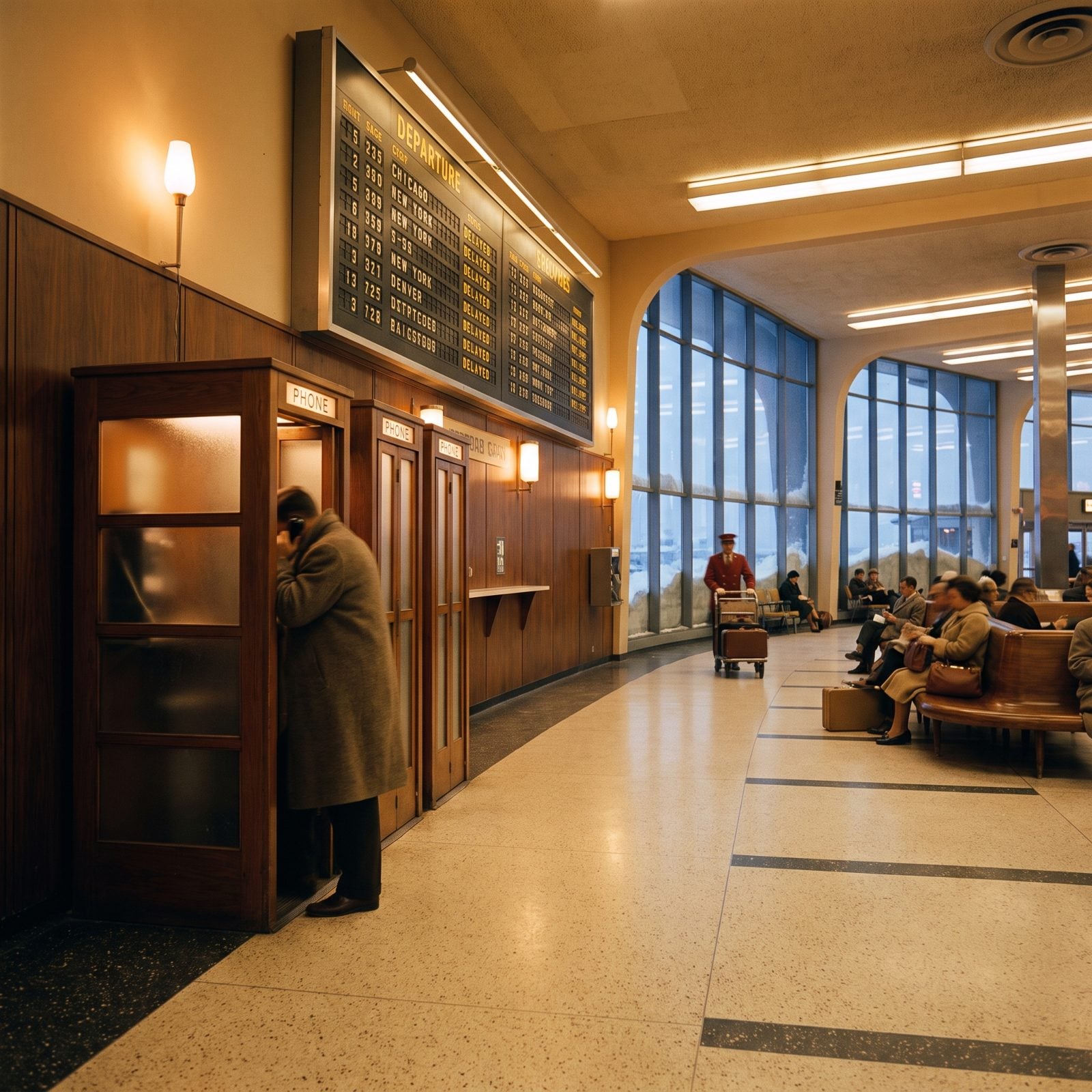 Snow Delays Meant Finding a Pay Phone, Not Checking an App