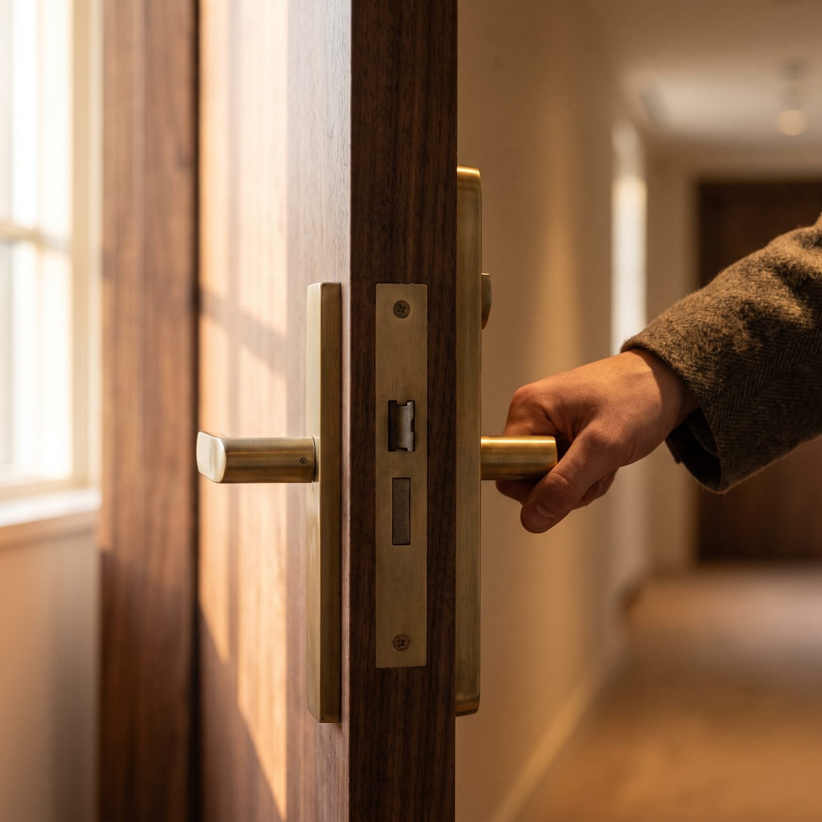 A Solid-Core Door Sets the Tone Before You Unpack