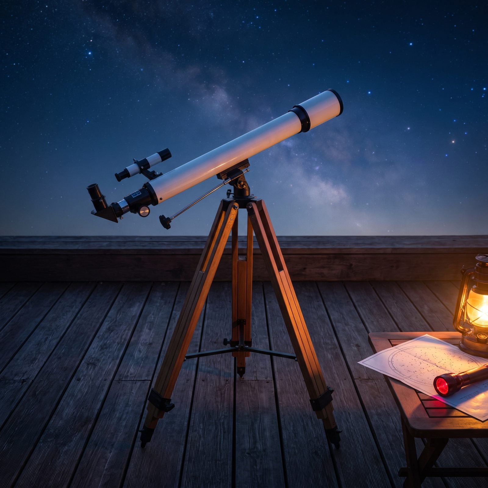 A Stargazing Kit or Telescope for Dark Resort Skies