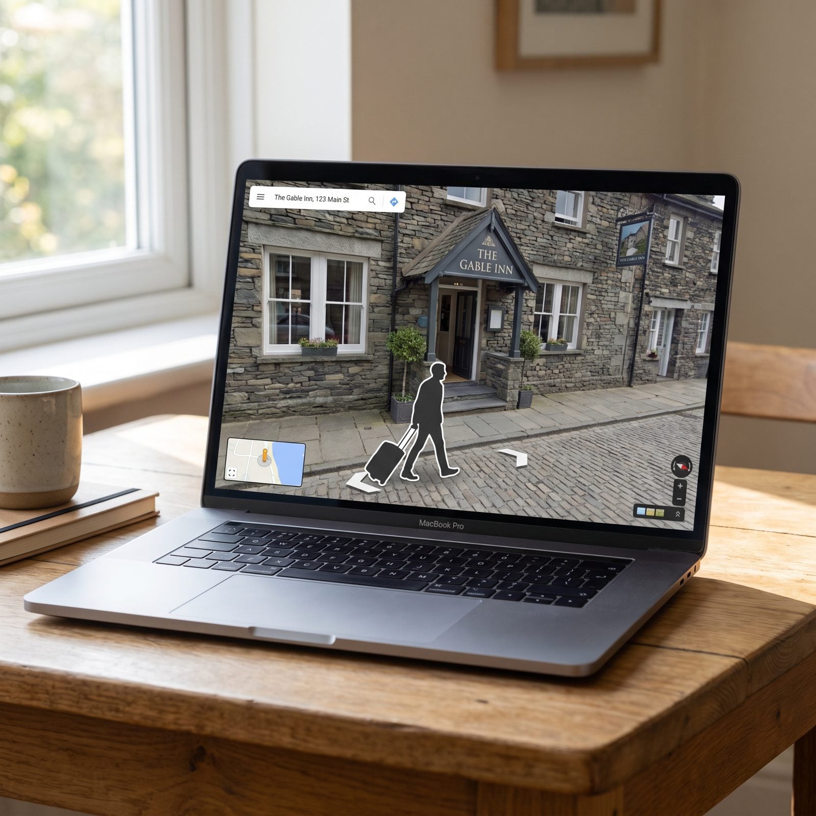 Studying the Lodging Entrance on Street View Before You Arrive