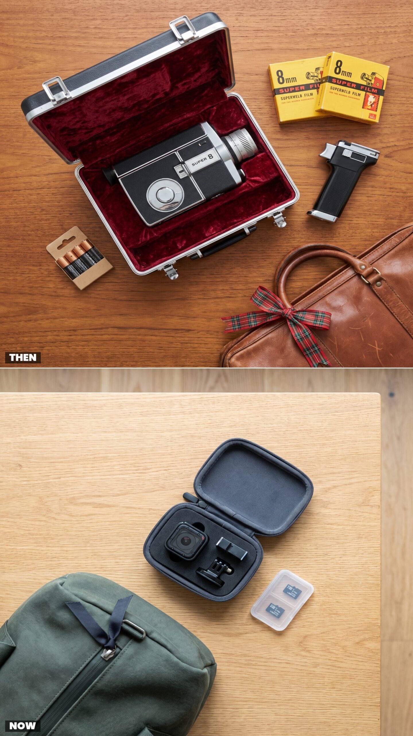 The Super 8 Movie-Camera Case vs. the Compact Action-Camera Pouch