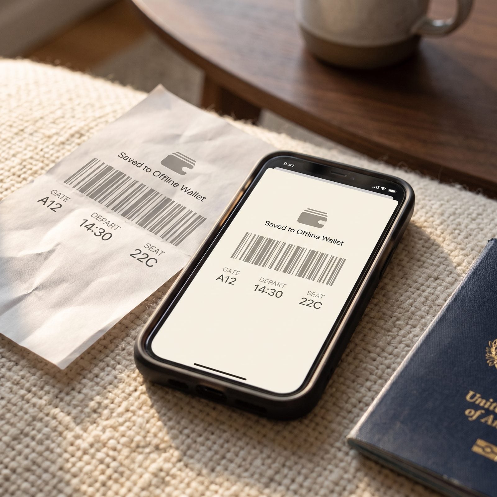 They Save the Boarding Pass Where No Signal Can Lose It