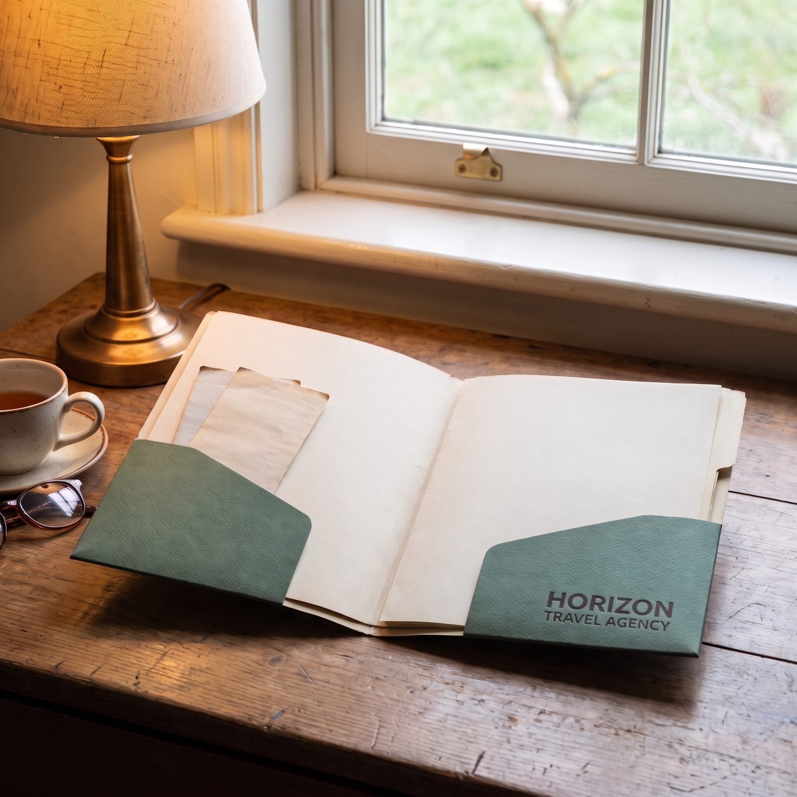 The Thick Paper Itinerary Folder From the Travel Agent