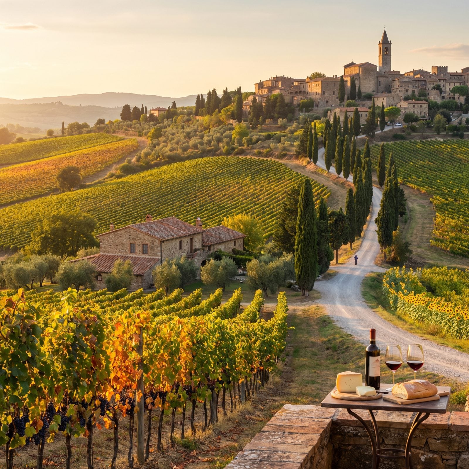 Tour Italy's Hill Towns and Tuscan Vineyards