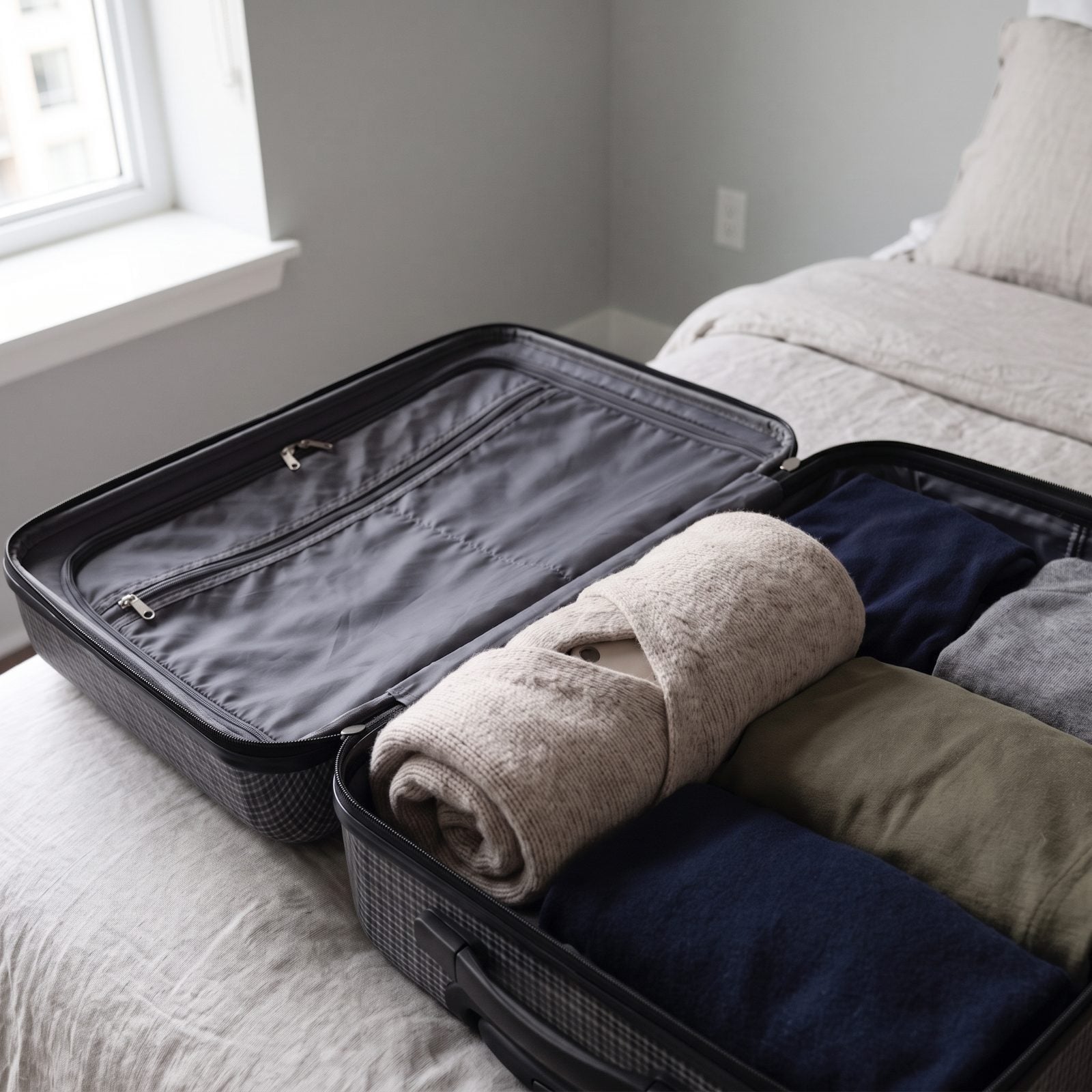 A Tracker Tag Hidden Inside Checked Luggage