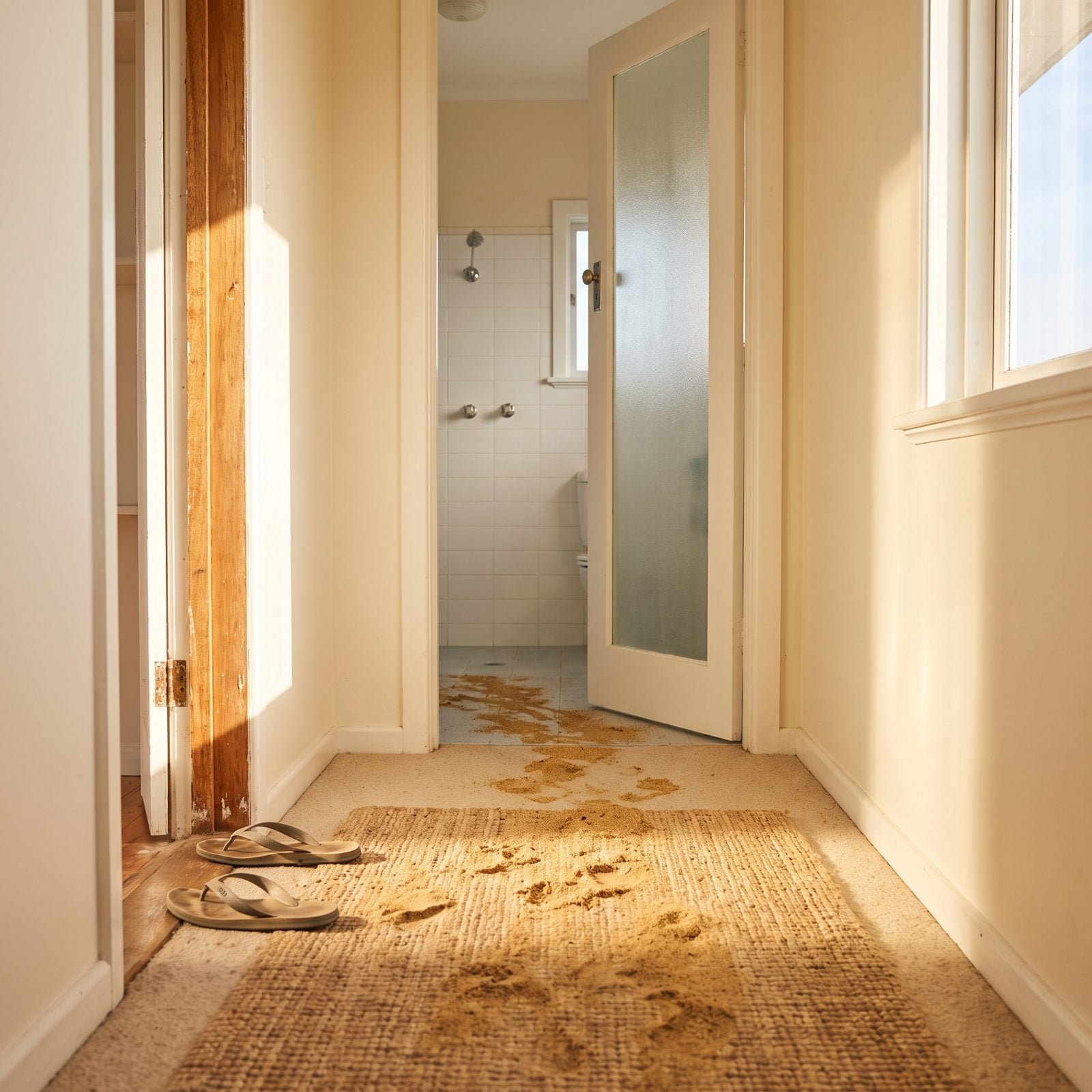 Tracking Beach Sand Through the Entire Room
