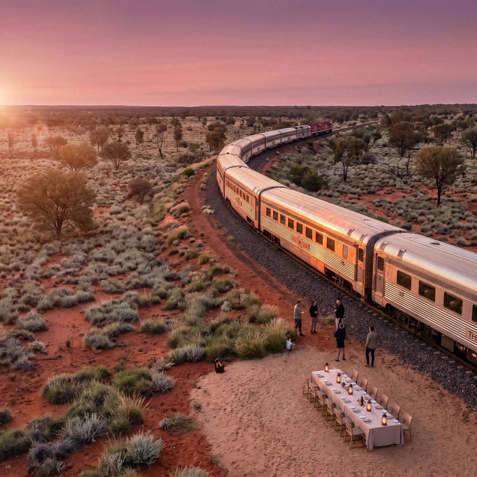 Travel Across the Australian Outback by Luxury Train