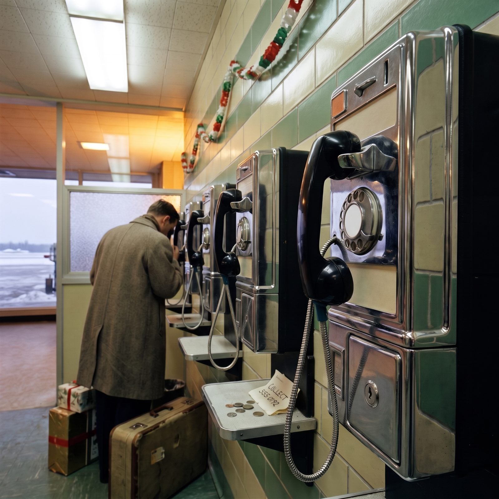 Travelers Made Collect Calls From Coin-Operated Payphones