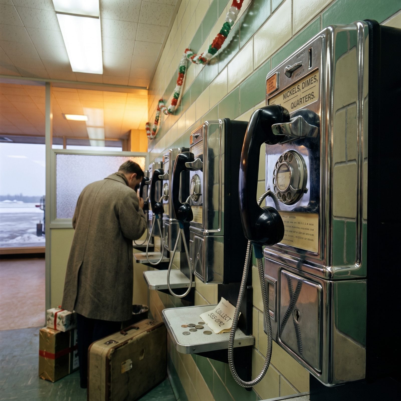Travelers Made Collect Calls From Coin-Operated Payphones