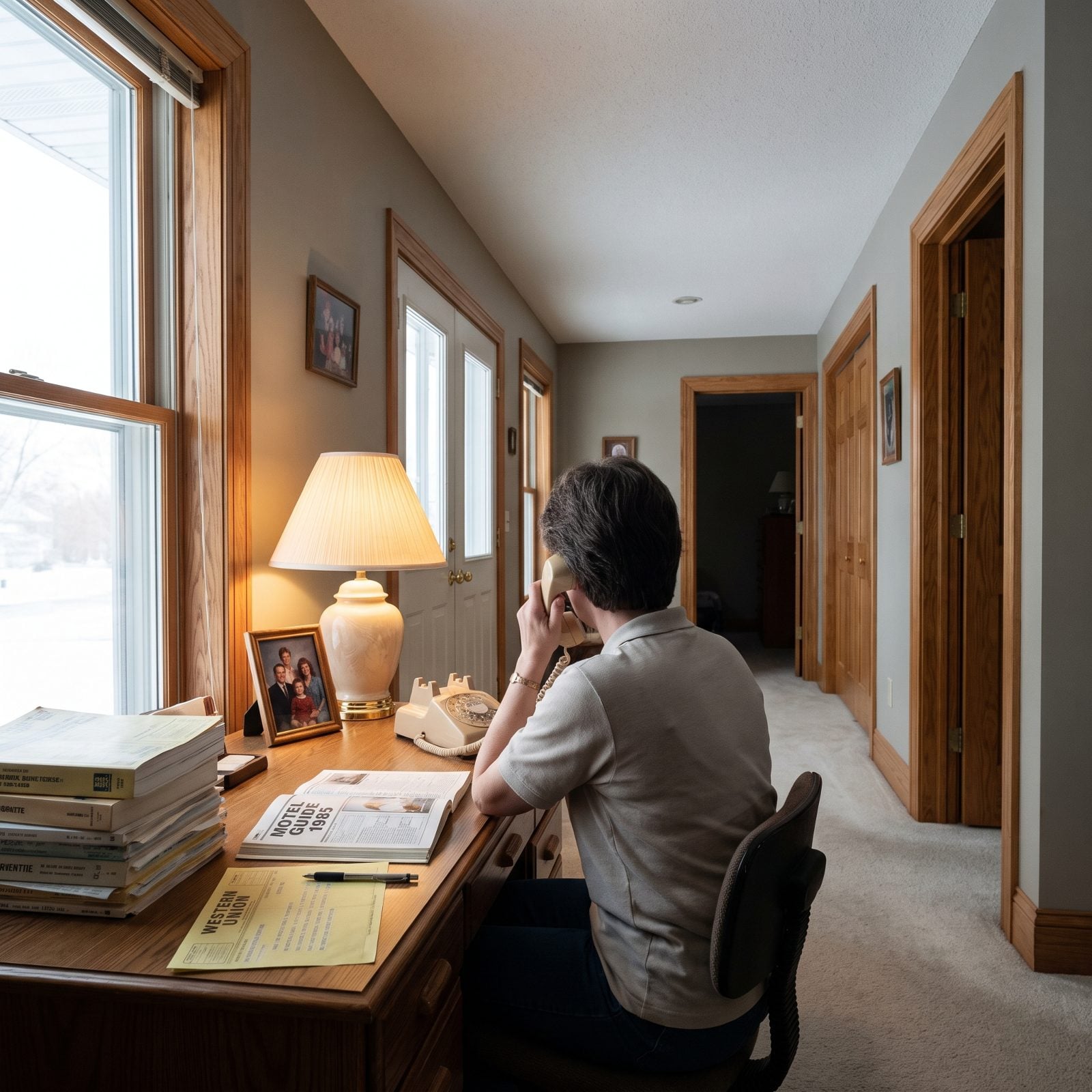 Travelers Reserved Motel Rooms by Telephone or Telegram