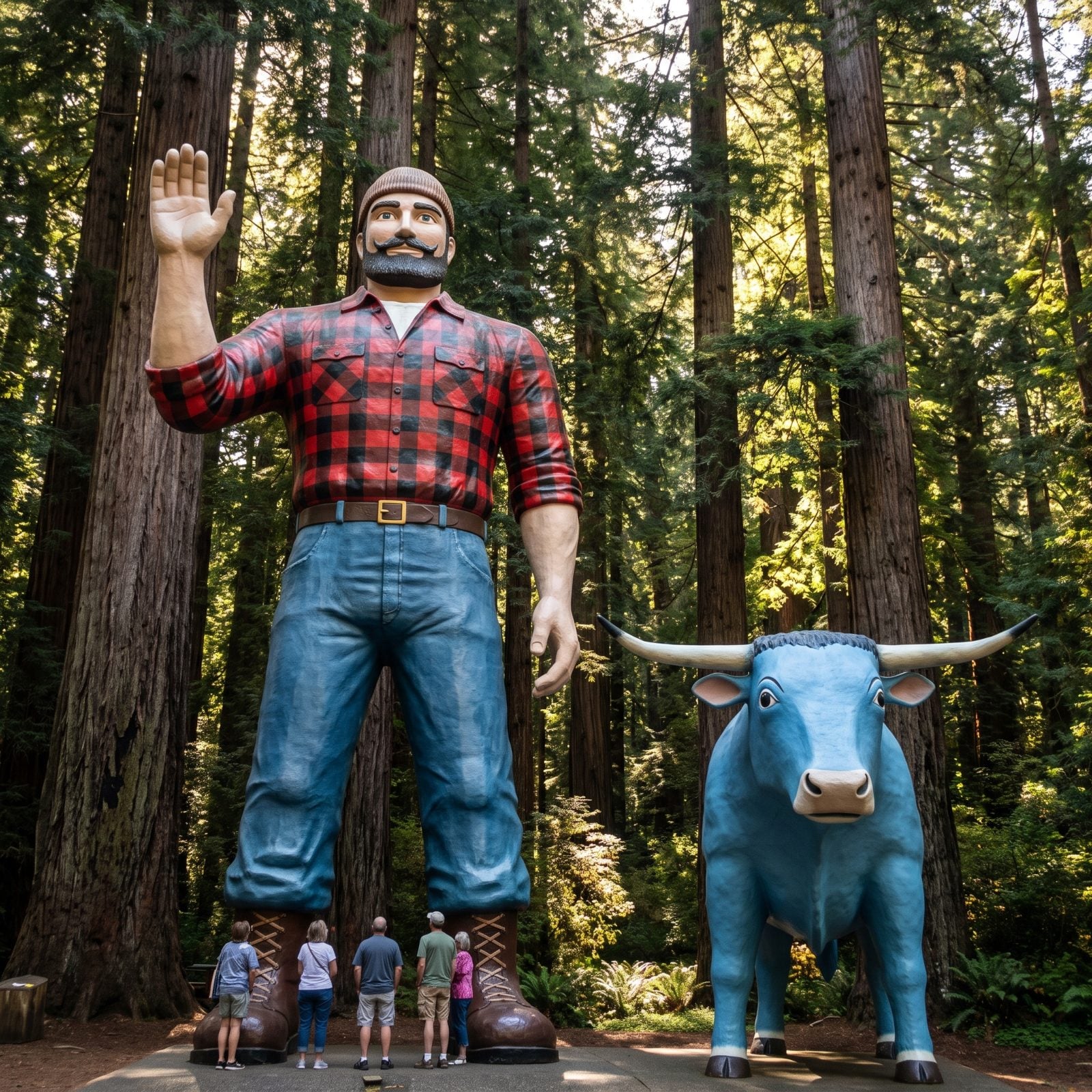 Trees of Mystery, Where Paul Bunyan Towers Over the Redwoods