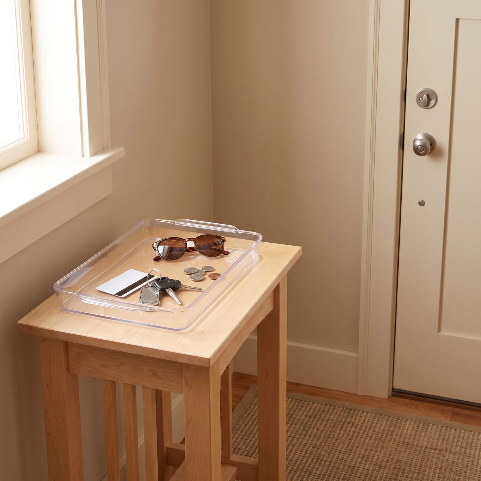 Use the Ice-Bucket Tray as an Entry Station for Keys and Cards