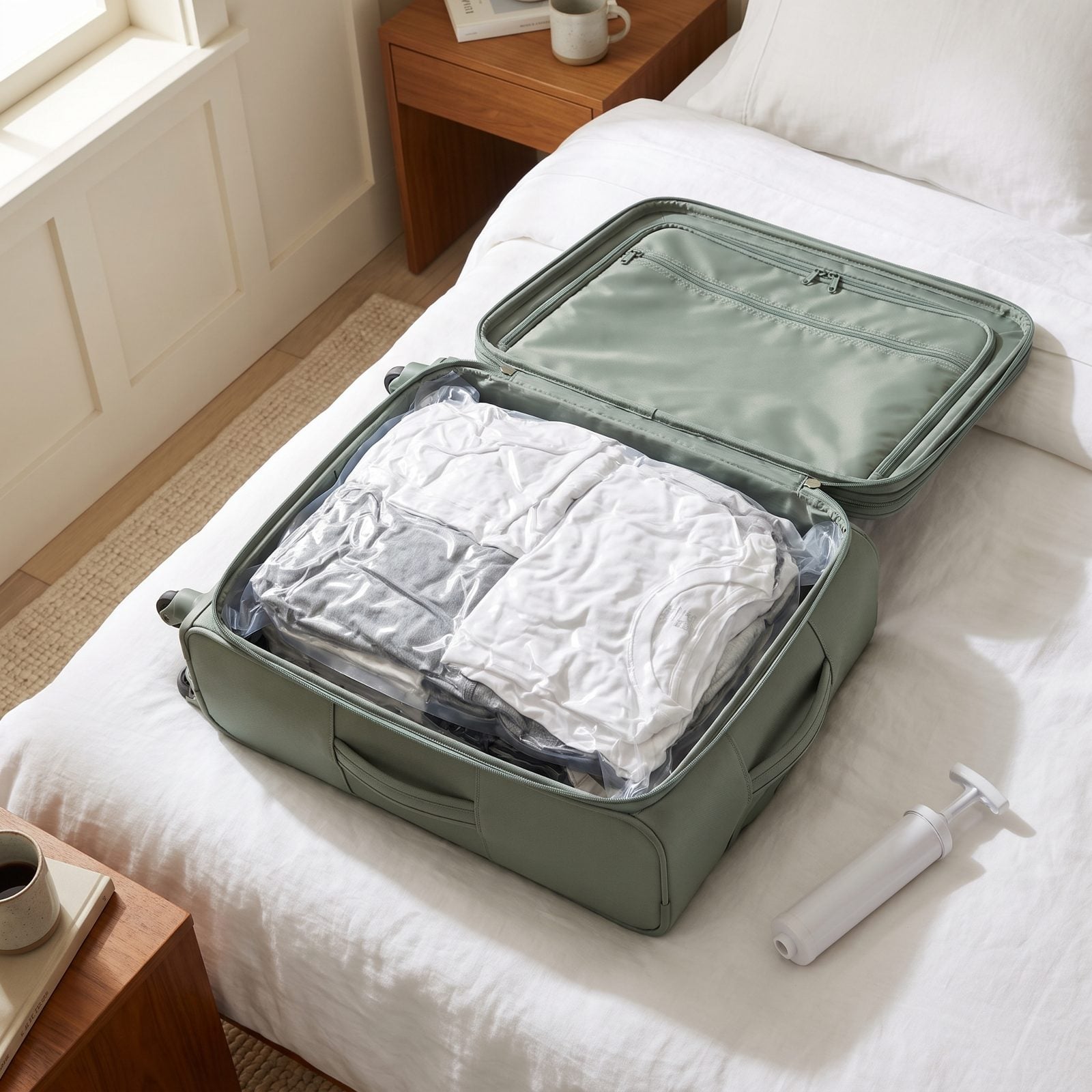 Vacuum-Packing Your Clothes With No Room Left to Repack