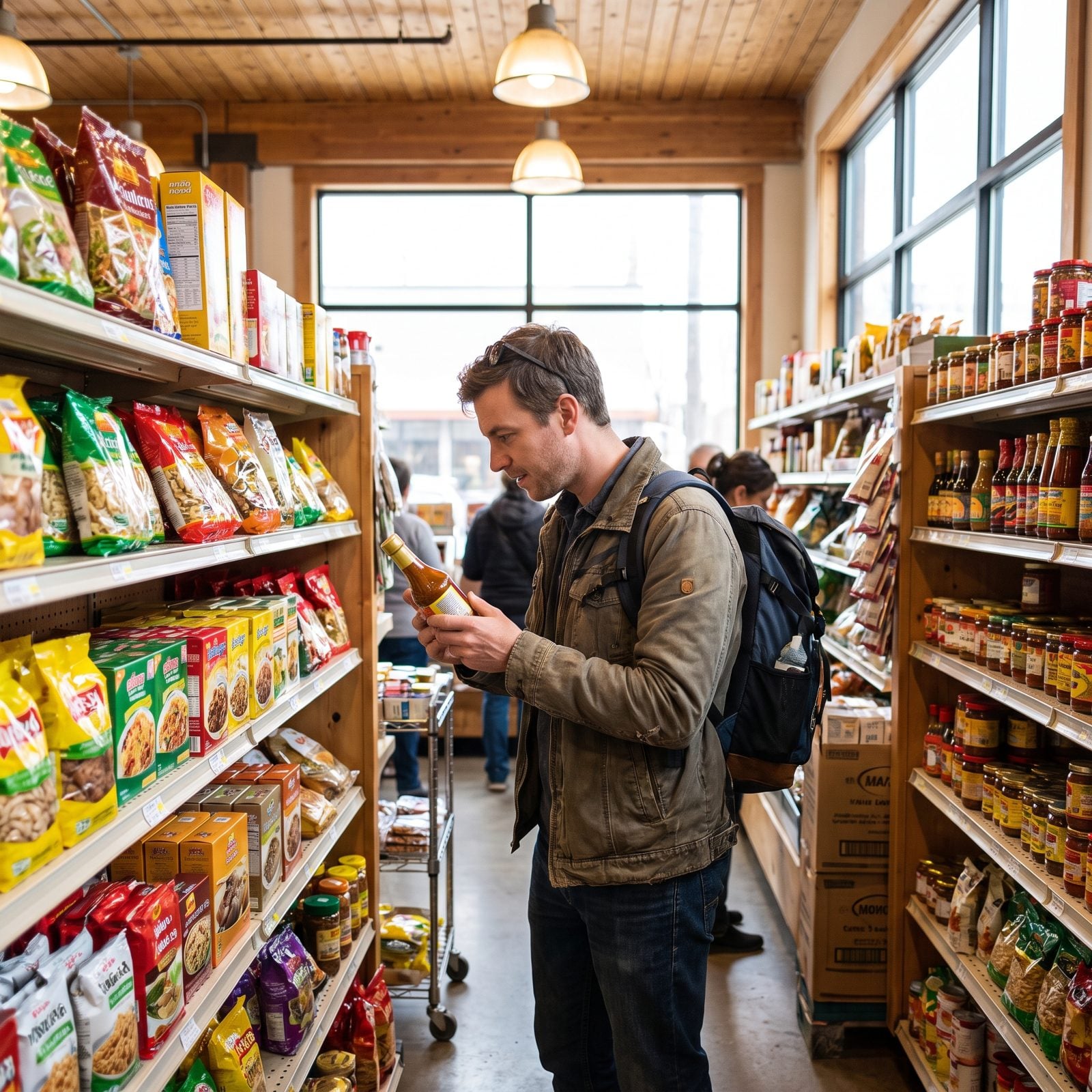 Visiting a Local Grocery Store on the First Day