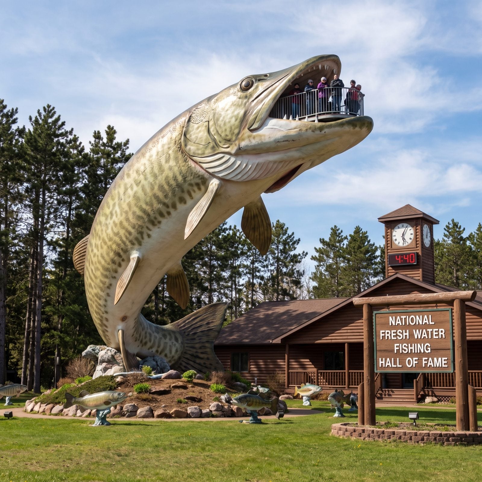 The Walk-Through Muskie in Hayward, Wisconsin