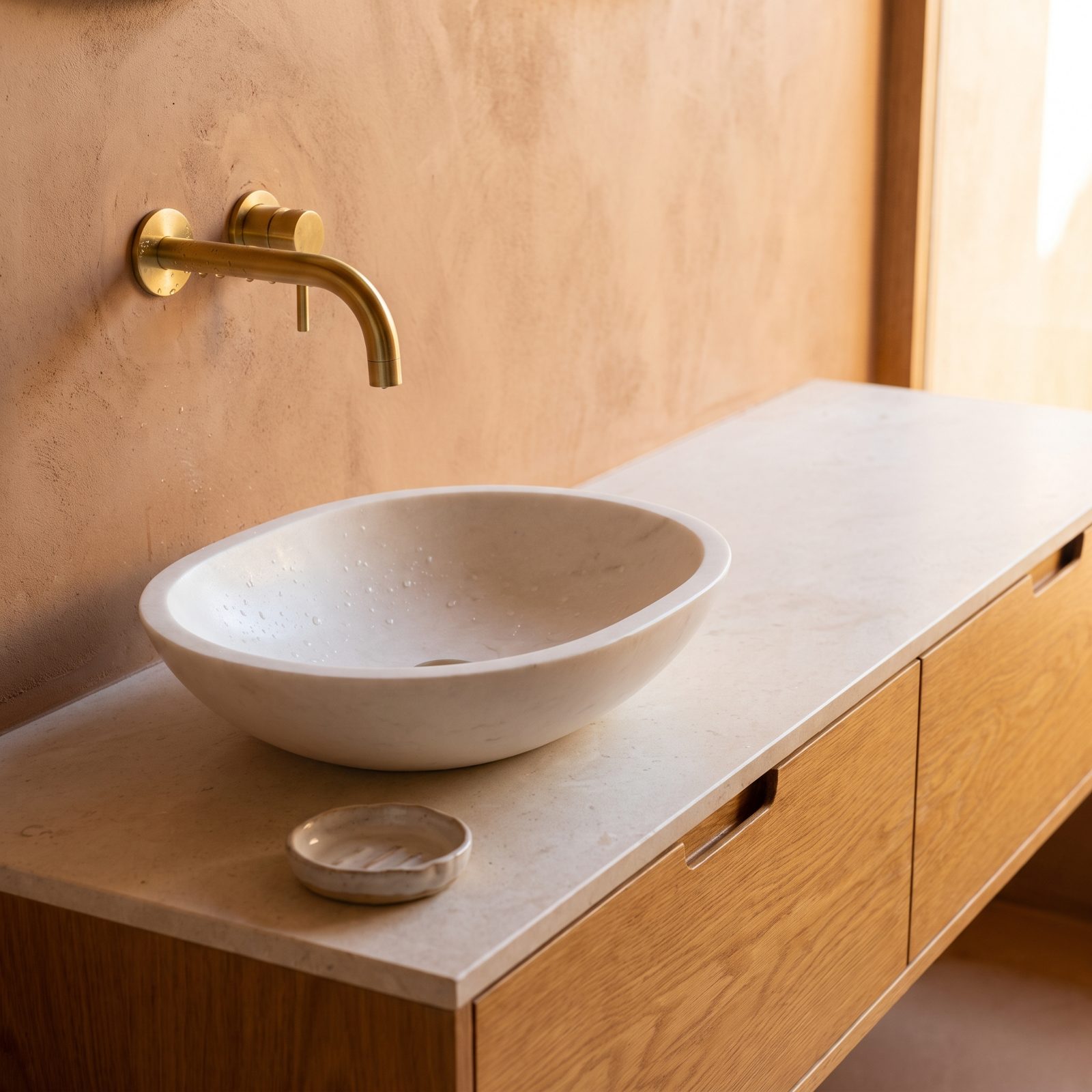 Wall-Mounted Faucets That Hand the Counter Back to You