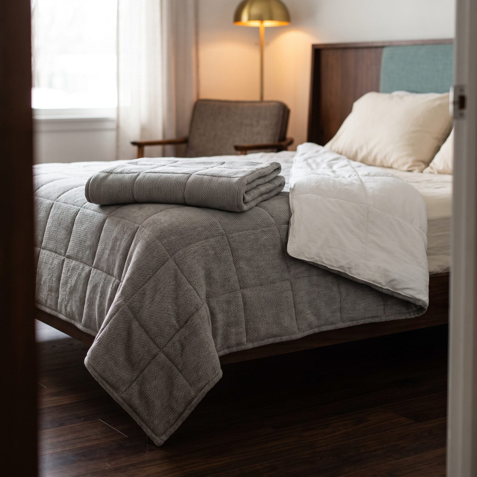 A Weighted Blanket That Travels With You in Spirit