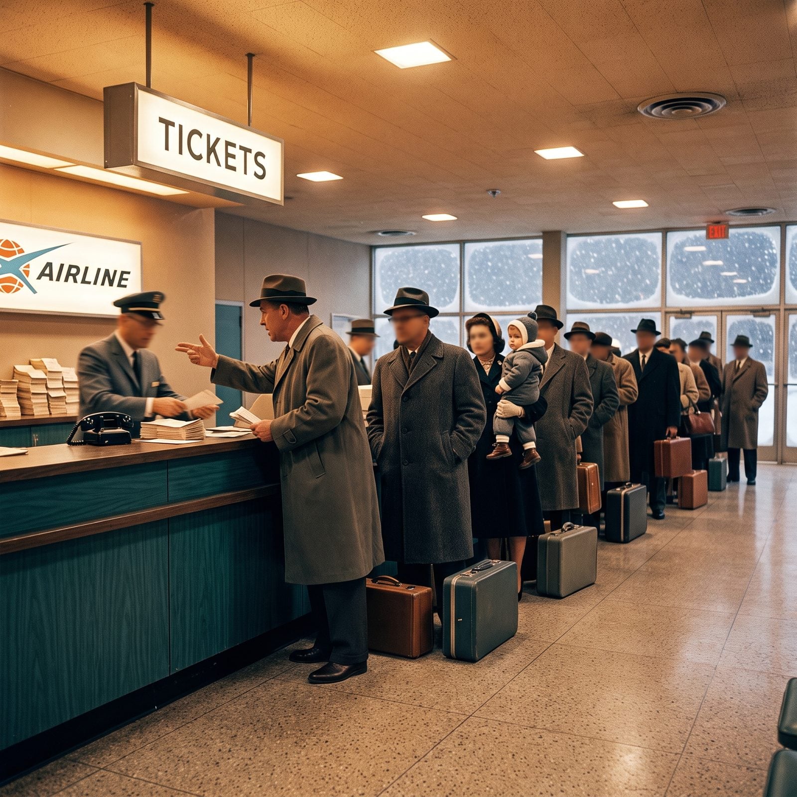 When a Flight Got Canceled, You Lined Up and Pleaded Your Case