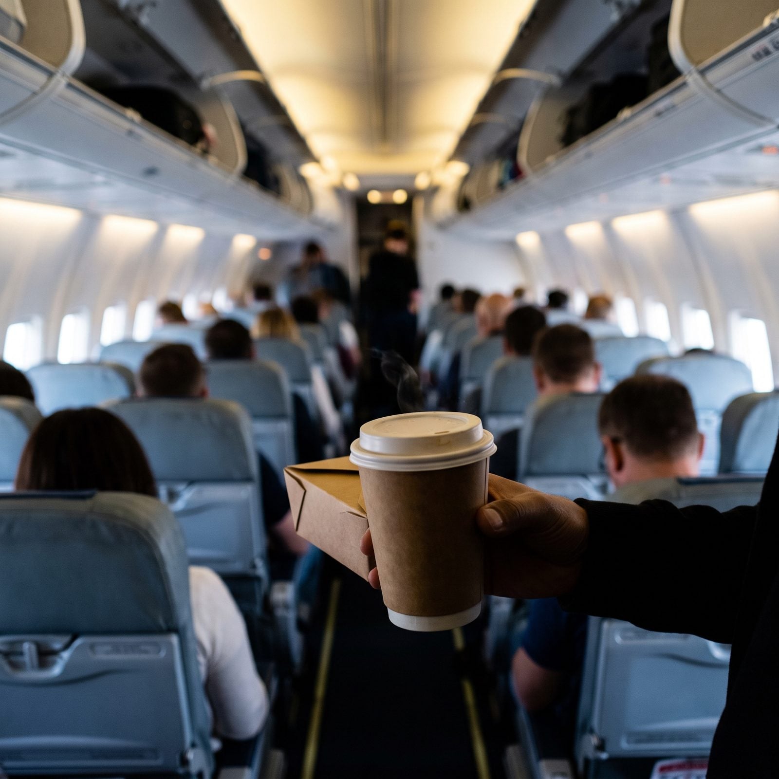 Whether You Are Carrying Hot Coffee or Food Down the Aisle