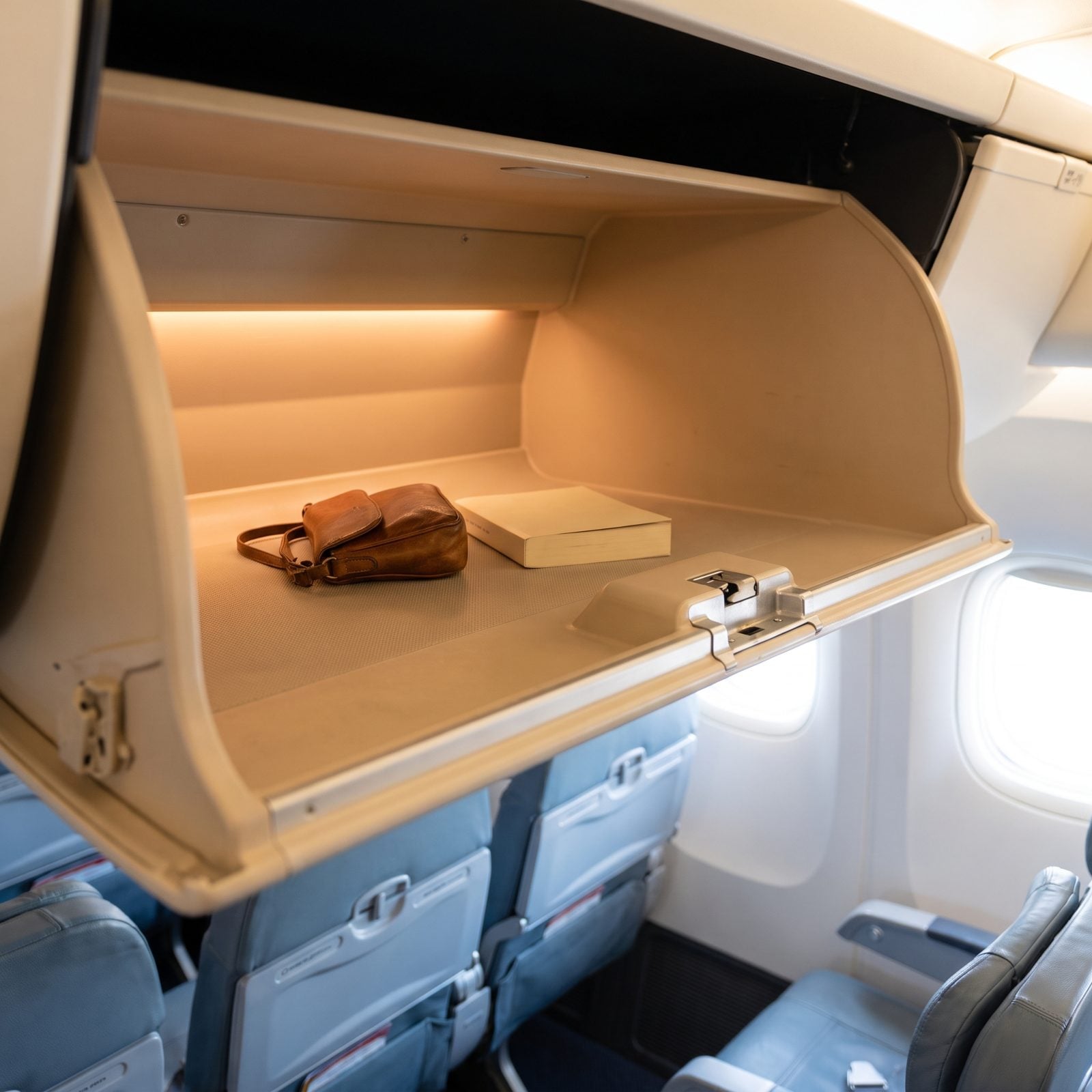 Whether You Place Small Items in the Overhead Bin