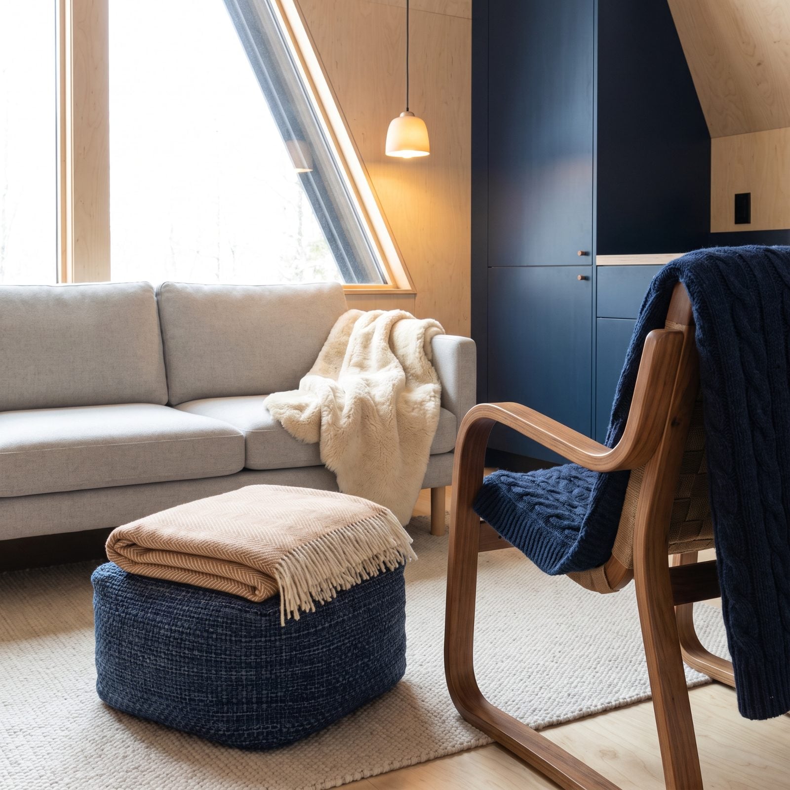 Wool Throws Create Coziness Through Texture