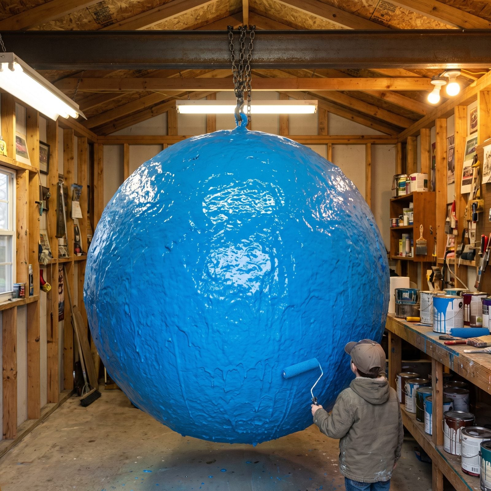 The World's Largest Ball of Paint in Alexandria, Indiana