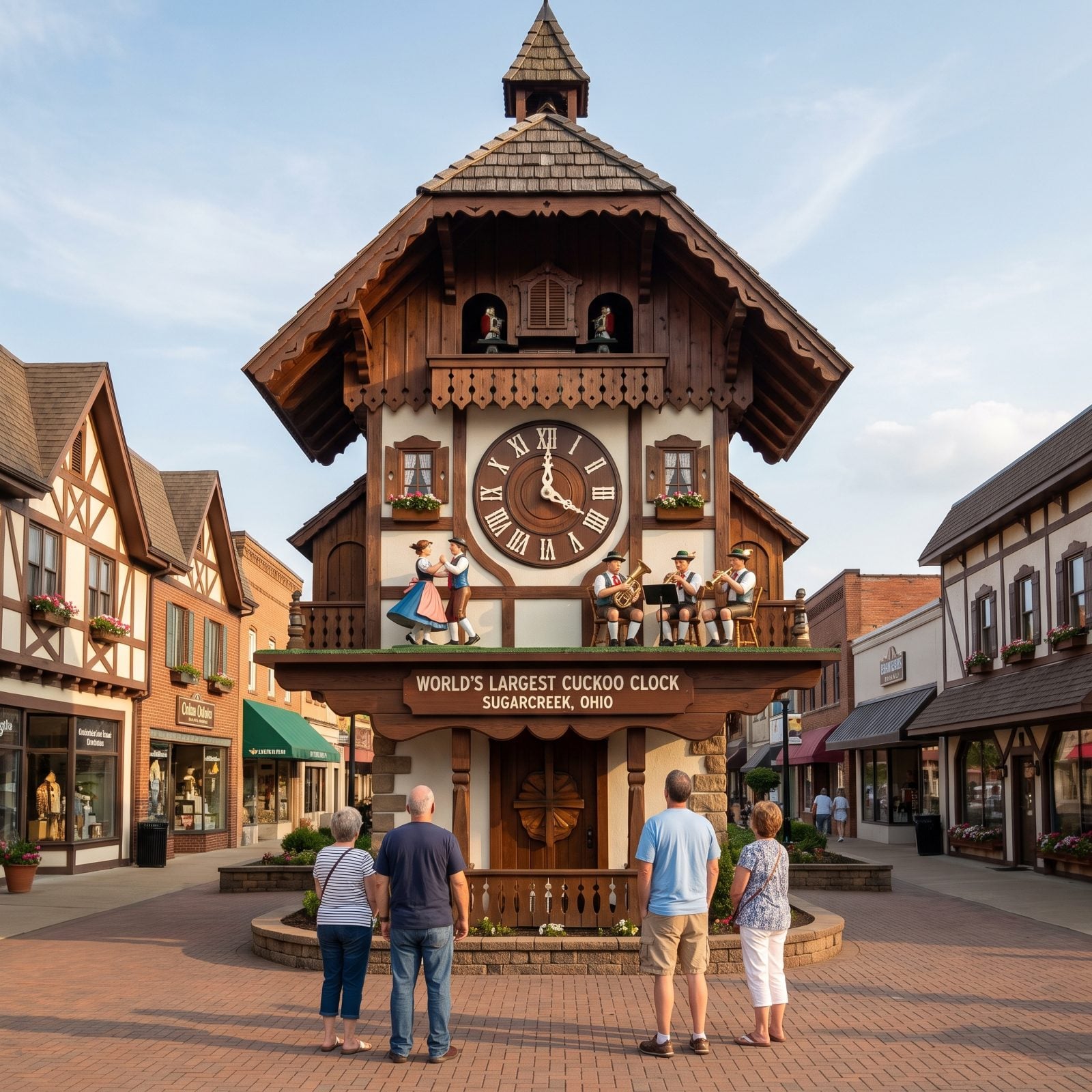 The World's Largest Cuckoo Clock in Sugarcreek, Ohio