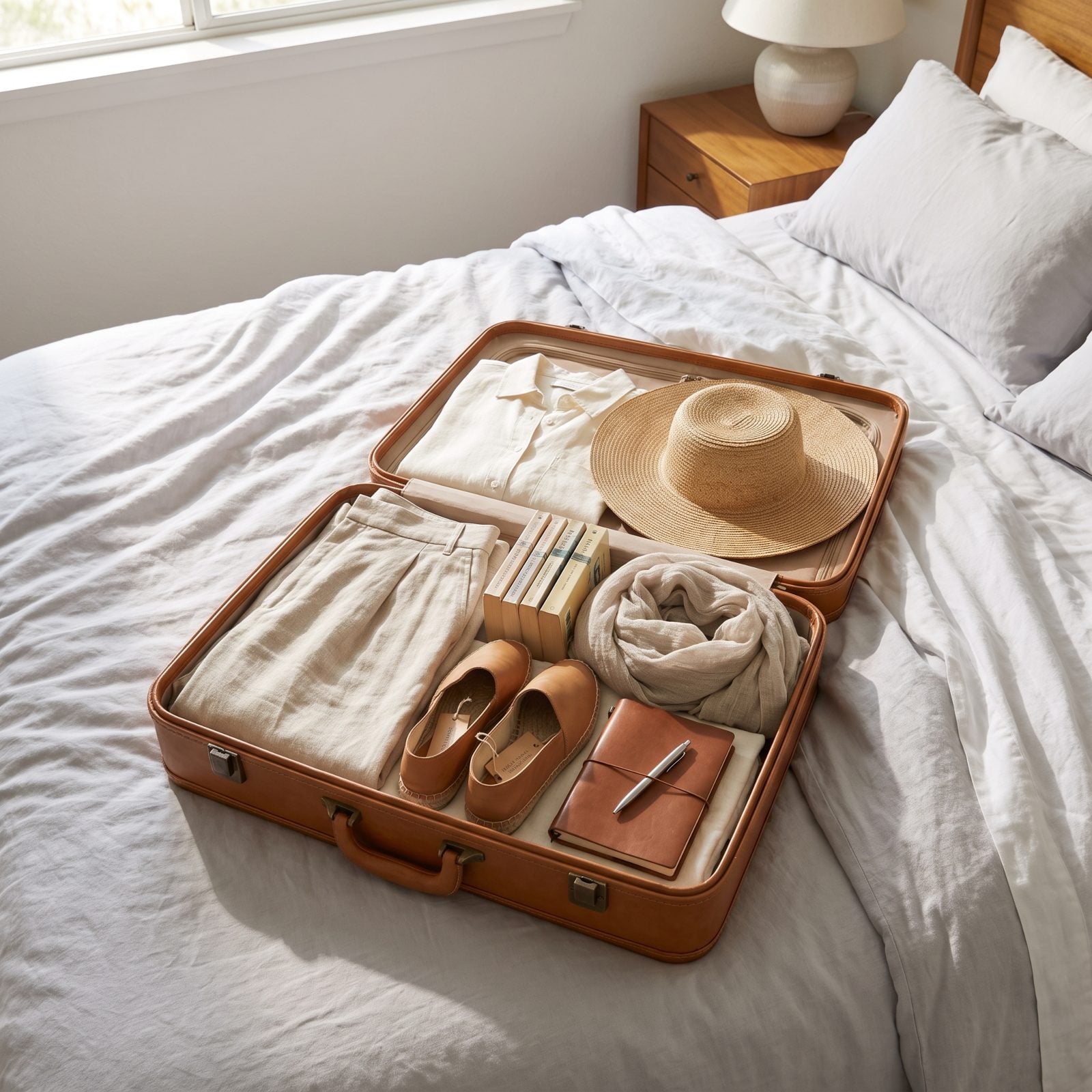 You Pack Linen for a Person You've Never Been